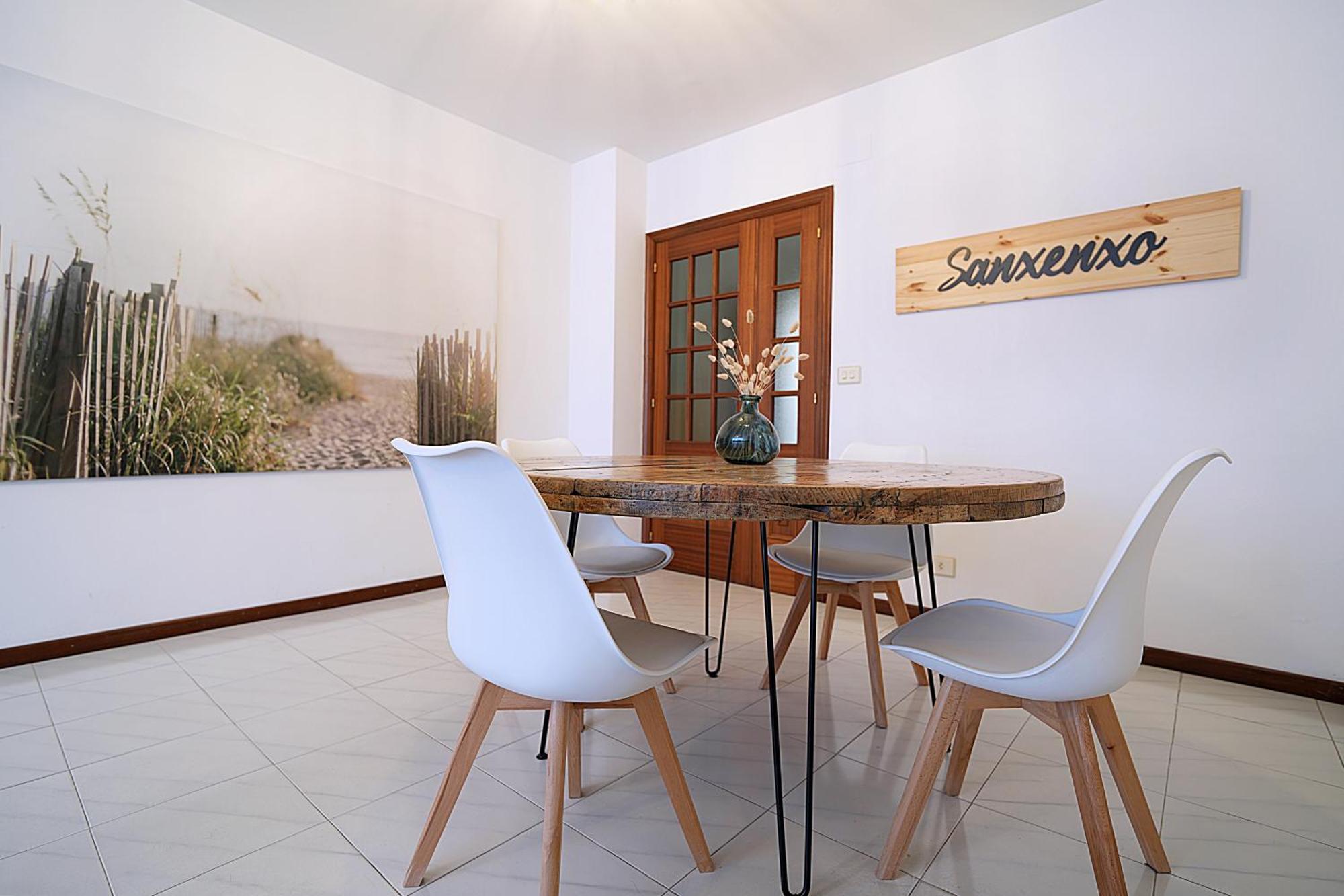 Apartamento De Playa En Sanxenxo Con Parking Exterior foto